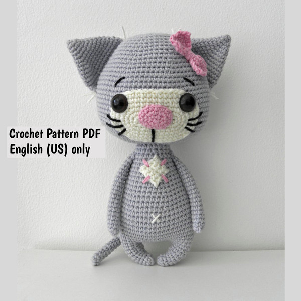 Doll Katy Amigurumi Pattern Doll Crochet PDF Pattern 