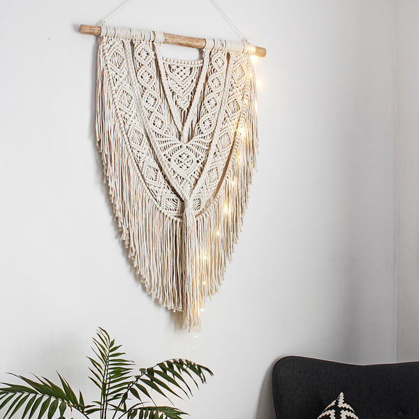 Wall Hanging, HUGE Macrame Inspired