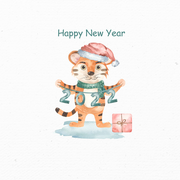 11-1 Watercolor christmas tigers thank you.jpg