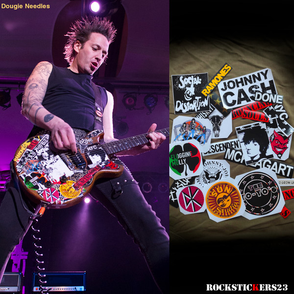 Dougie Needles guitar stickers Joan Jett & The Blackhearts p - Inspire ...