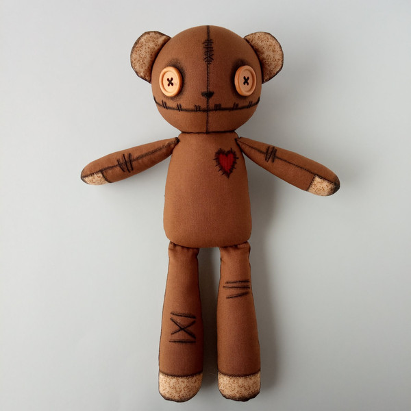 Memory Bear sewing pattern: plush fat Memory Bear toy patter - Inspire  Uplift