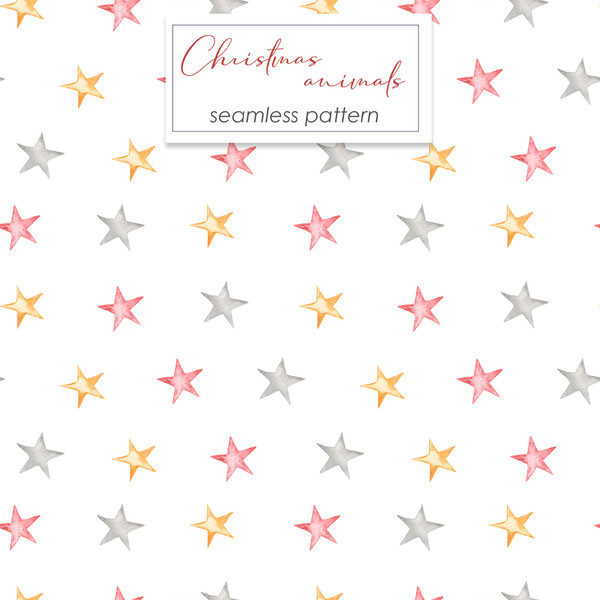 6-1 Christmas animals watercolor seamless patterns.jpg