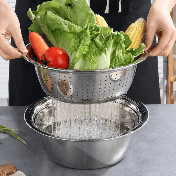 Stainless Steel Vegetable Slicer Cut Set - Inspire Uplift