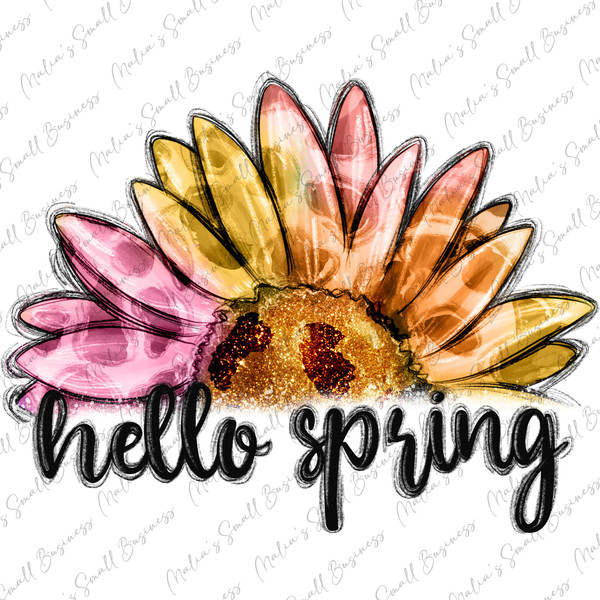 Hello spring png sublimation design download, Easter Day png, sunflower design png, spring png, sublimate designs download.jpg