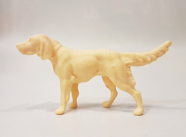 2 Vintage USSR Modern Art Deco Animal Figurines DOG Plastic 1970s.jpg