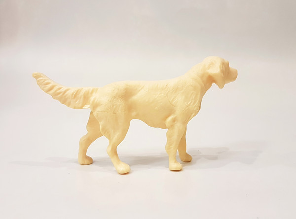 9 Vintage USSR Modern Art Deco Animal Figurines DOG Plastic 1970s.jpg