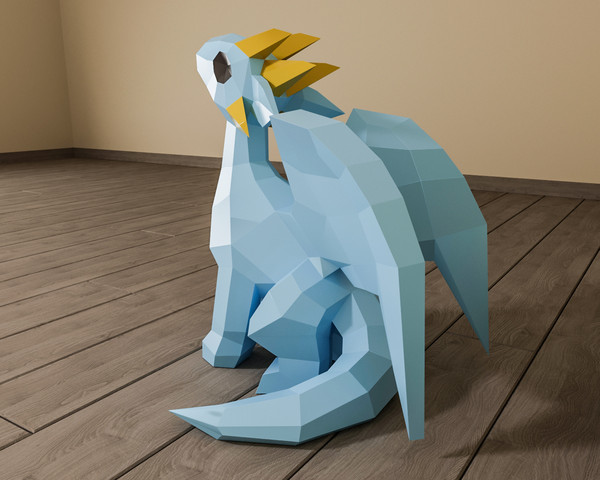 Papercraft Dragon, Little dragon baby paper craft model, PDF - Inspire  Uplift  Инструкции по оригами, Оригами, Бумажные поделки