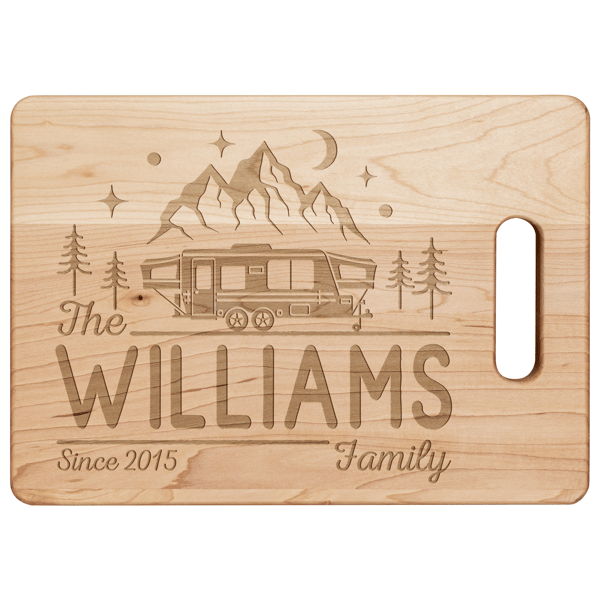 Rv gifts Camper decor RV decor Camping wedding gift Custom camping  personalized cutting board Home is where we park it - Large: 13.75 x  9.75/11 - Yahoo Shopping