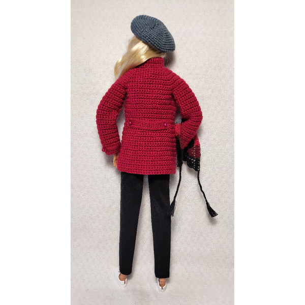 Coat Crochet for Barbie Doll   Outfit for Barbie doll