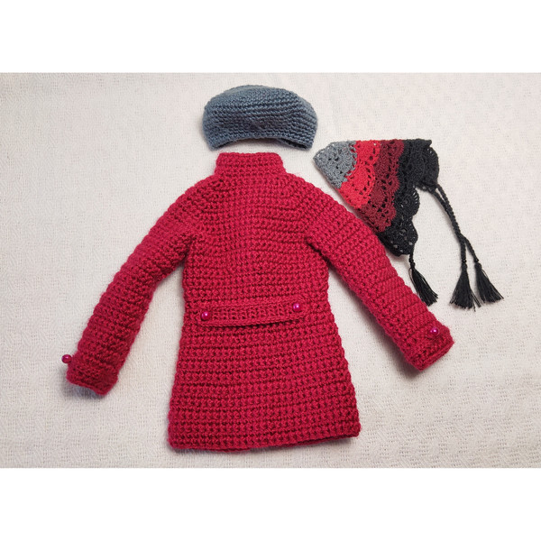 Coat Crochet for Barbie Doll   Outfit for Barbie doll