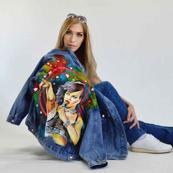 CZ Alien Printed Denim  Diy clothes jackets, Printed denim, High fashion  trends