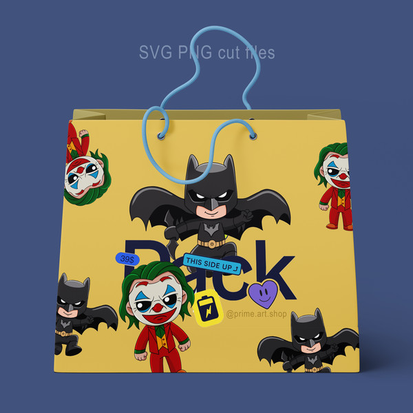 batman joker chibi