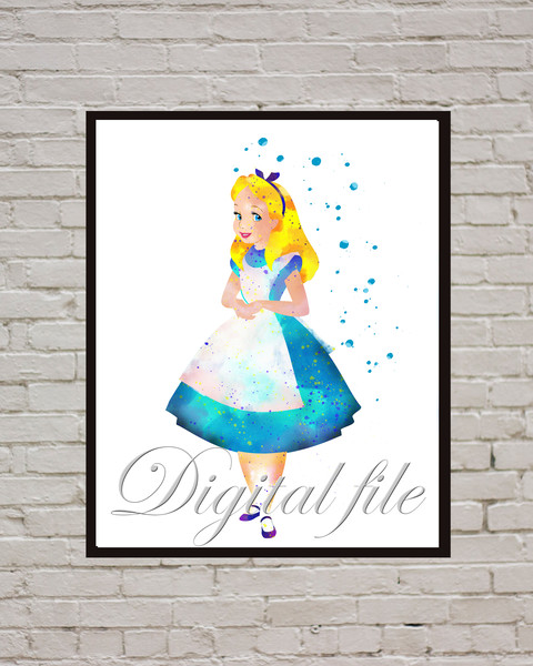 Alice In Wonderland Inspired Digital File