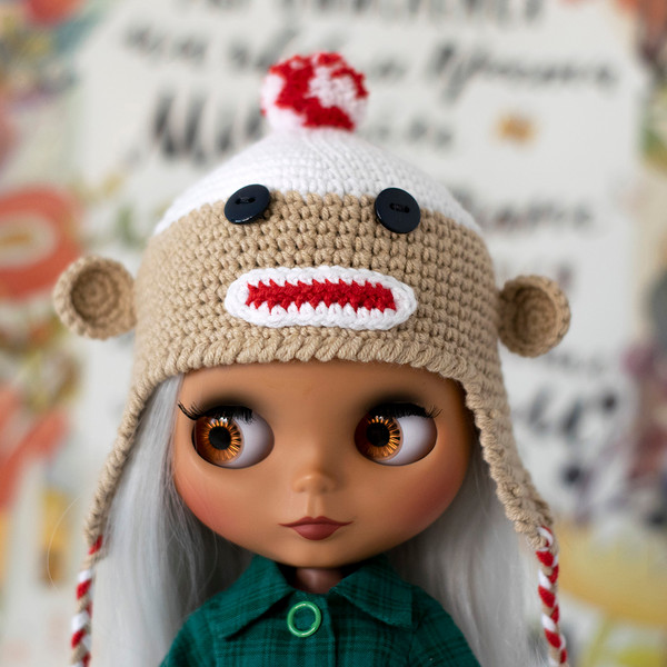 Monkey-hat-for-Blythe-doll-Pullip-doll-Icy-doll