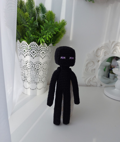 Enderman Minecraft: Crochet pattern