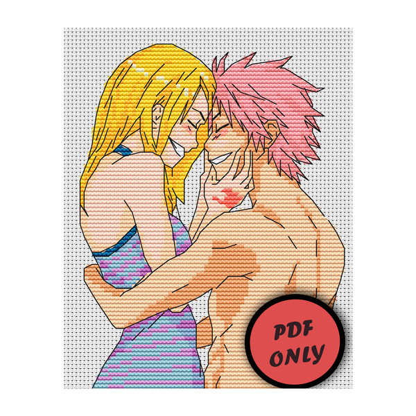 cross stitch pattern couple