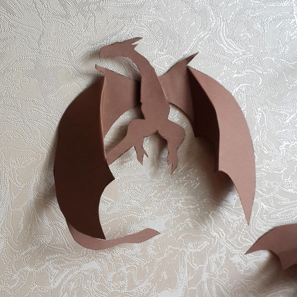 Game of Thrones inspired 3D Dragon Wall silhouettes.jpg