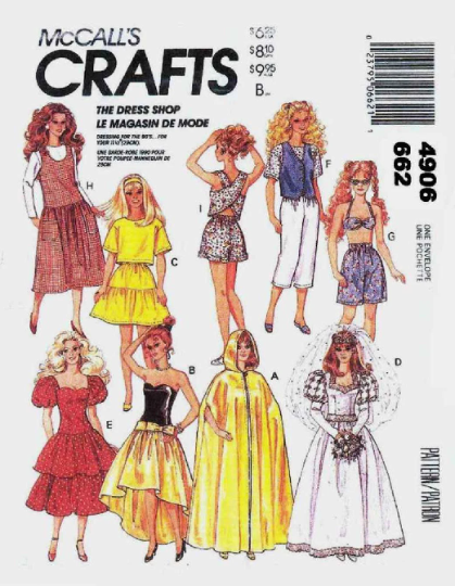 1300 Barbie Doll Sewing Patterns, Instant Digital Download, Print on A4,  Pdf, 11 Inch Doll, Curvy, MTM, Original, Ken & Skipper, Charity 