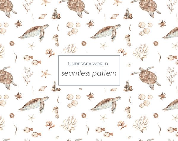 5 Underwater world watercolor seamless pattern.jpg