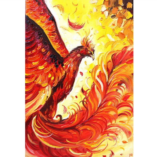 phoenix bird paintings