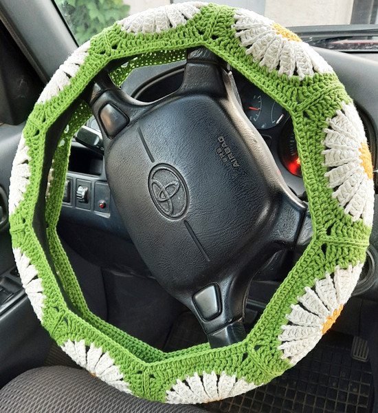 Steering Wheel Cover, Steering Wheel Cover for Women, Car Wheel Cover, Steering  Wheel Cover Boho, Wheel Cover for Car, Car Accessories Women 