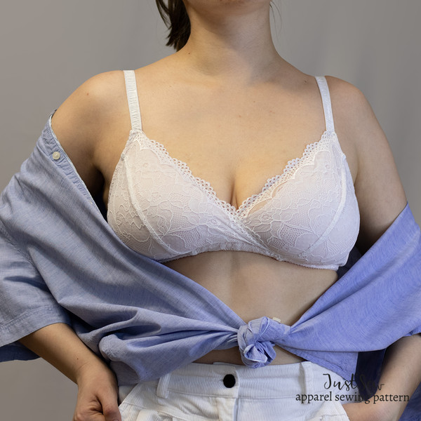 Bralette sewing pattern for women and sewing instructions - Inspire Uplift
