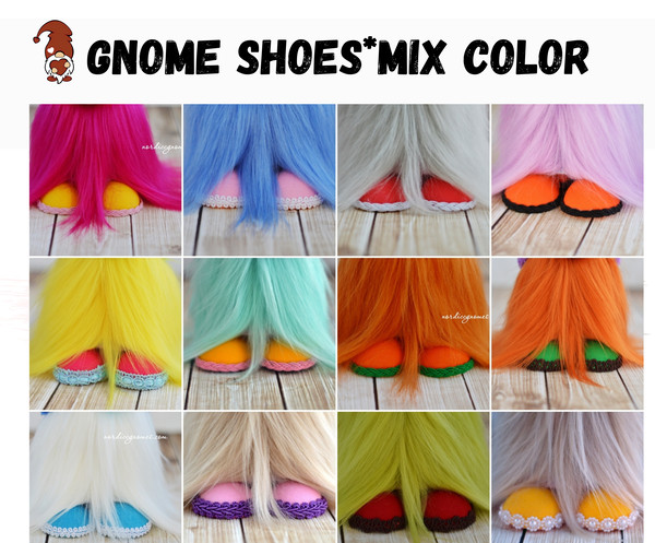 UPDATED: 17 Gnome Shoes and Gnome Boots Patterns Using Basic