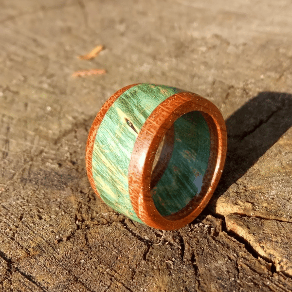 Wood Ring, Womens Wood Ring, Wooden Womens Ring, Wooden Ring - Inspire  Uplift