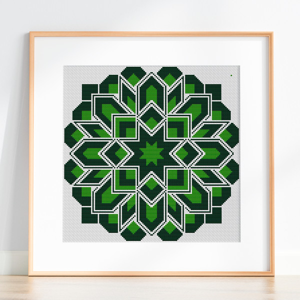 minimalist cross stitch pattern