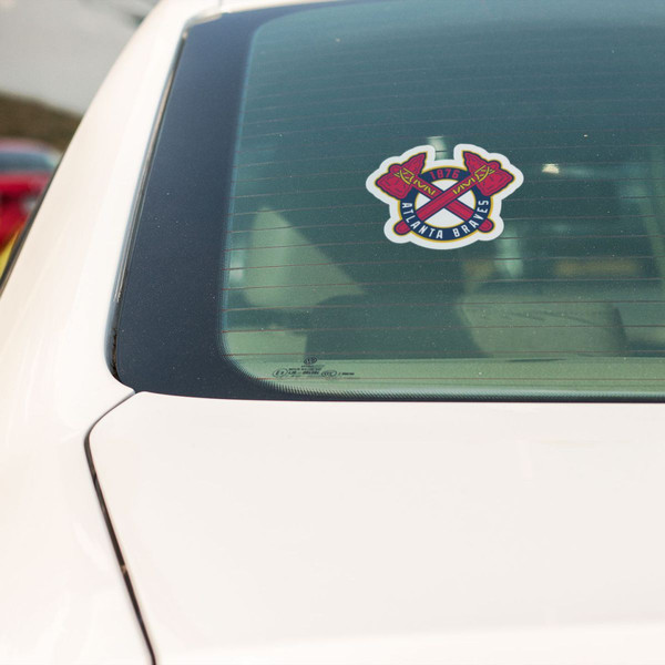 Buy Atlanta Braves Logo MLB Baseball Car Bumper Sticker Decal 6 x 3  Online at desertcartINDIA