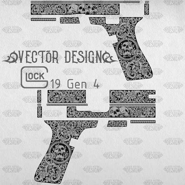 VECTOR DESIGN Glock19 gen4 Skulls and scrolls.jpg