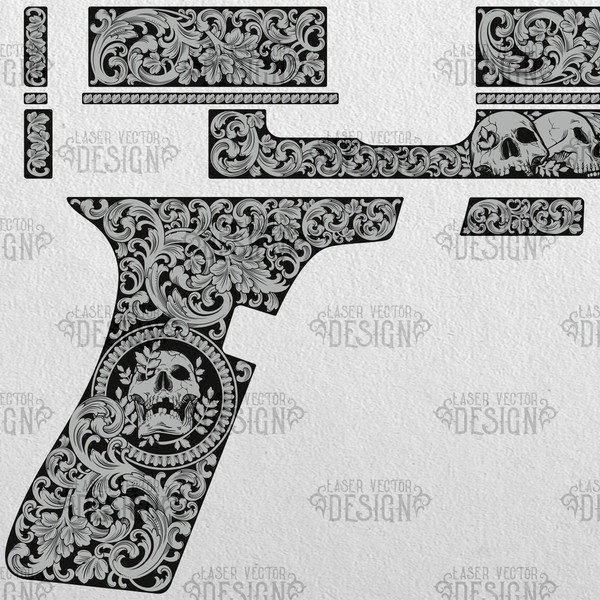 VECTOR DESIGN Glock19 gen4 Skulls and scrolls 2.jpg