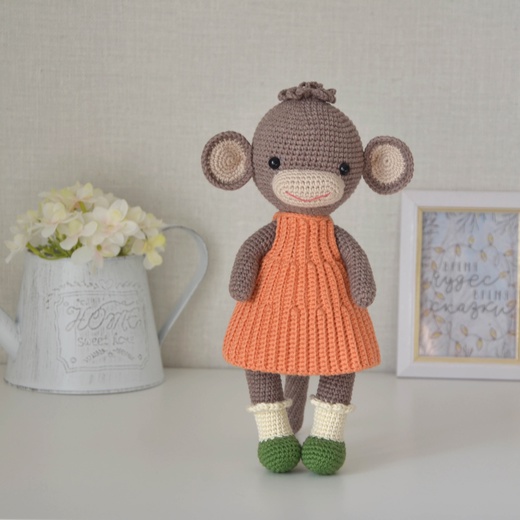 monkey toy crochet pattern