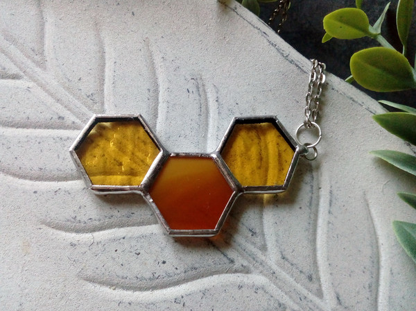 Honeycomb-glass-necklace-stained-glass-honeycomb-honey-bee-decor (9).jpg