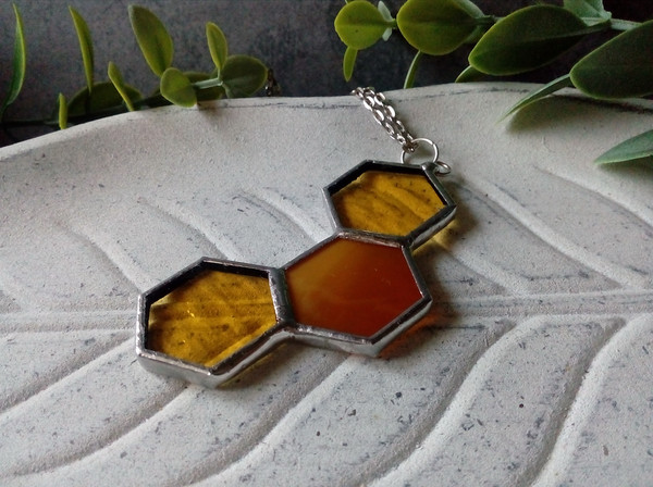 Honeycomb-glass-necklace-stained-glass-honeycomb-honey-bee-decor (10).jpg