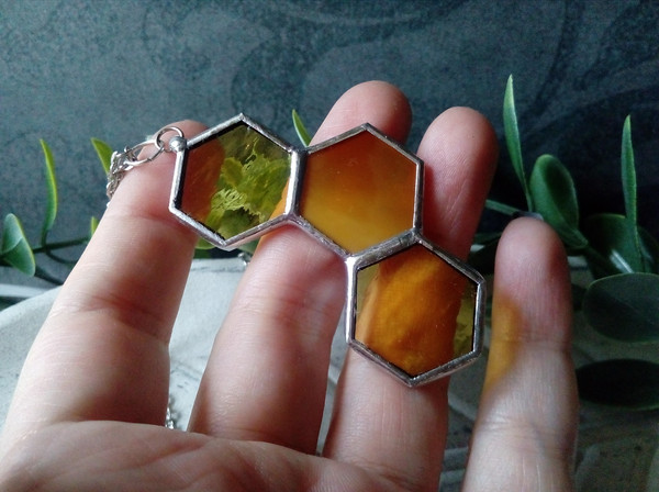 Honeycomb-glass-necklace-stained-glass-honeycomb-honey-bee-decor (13).jpg