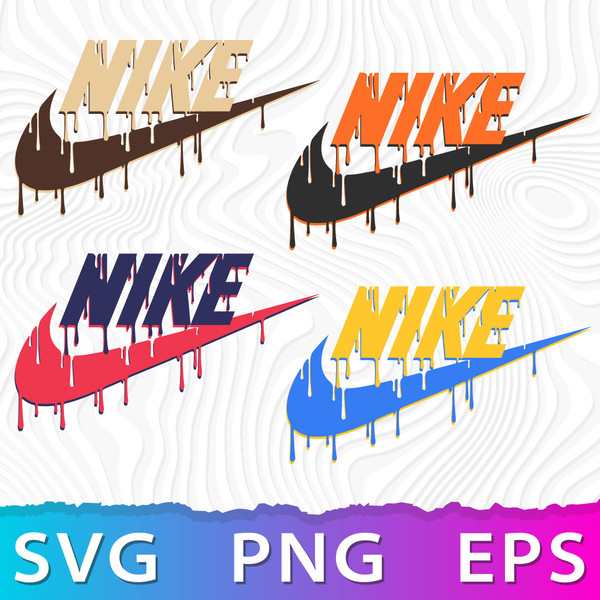 Logo Nike Drip SVG - Nike Logo Svg - Logo Brand Svg - Brand Logo