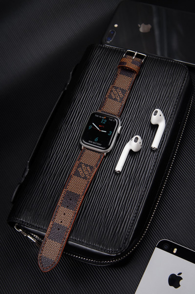 Custom Made Luxury L.V Leather Apple Watch Band for Apple Wa - Inspire  Uplift