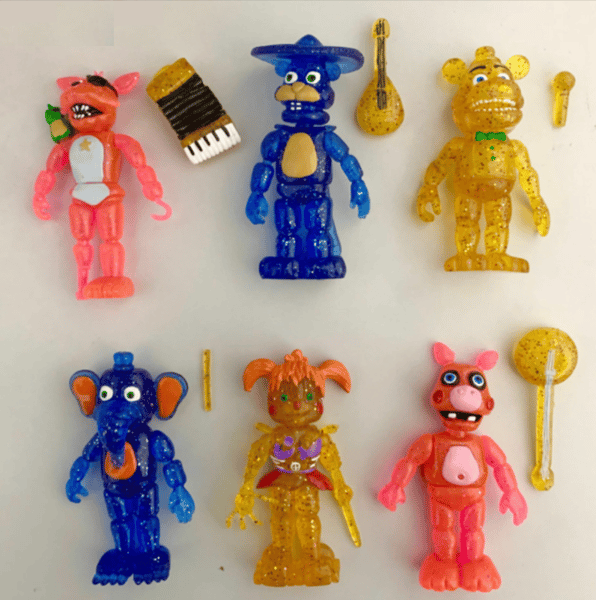 8pcs Set Five Nights At Freddy's FNAF Nightmare Action Figur