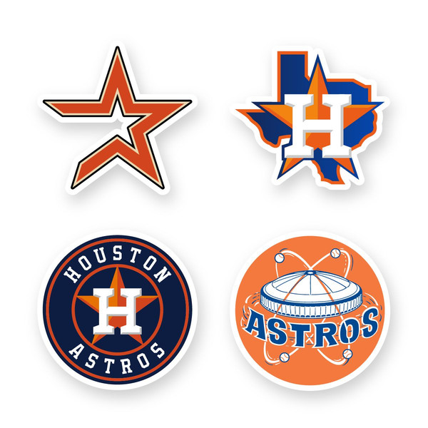 Houston Astros Vinyl Sticker Decals