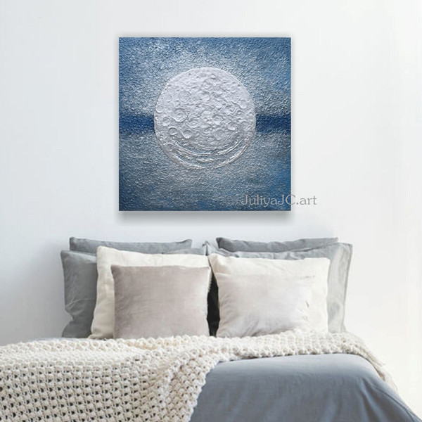 above-bed-decor-silver-and-blue-abstract-art-original-artwork-textured-painting.jpg