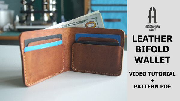 PDF Long Wallet Leather / Leather Pattern / Template Wallet / Long Wallet  PDF / Pattern Bifold / PDF Wallet Tutorial / Pattern Pdf Wallet 