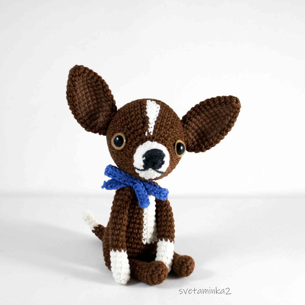 Chihuahua Crochet Pattern Chihuahua Amigurumi Pattern Dog Am - Inspire ...