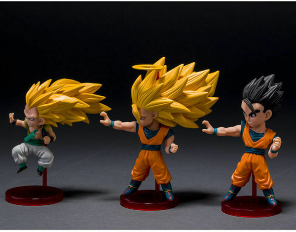 6pcs SET Dragon Ball Z Action Figure Goku Vegeta Saiyan Blue God Christmas  2021