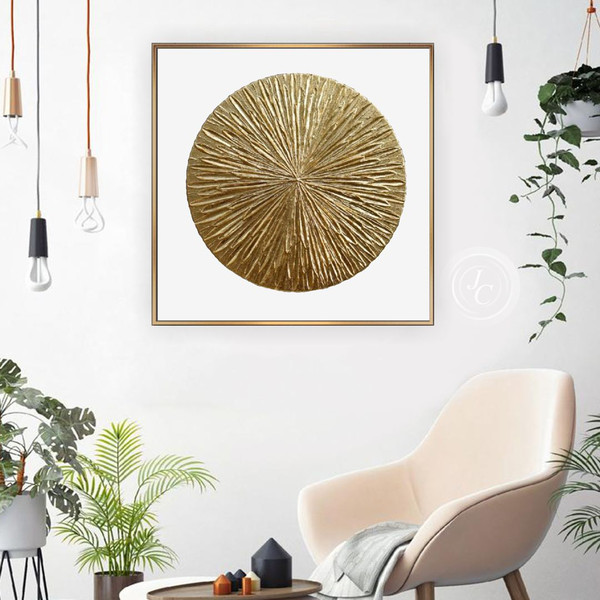 gold-and-white-painting-abstract-art-on-canvas-golden-metallic-textured-wall-art