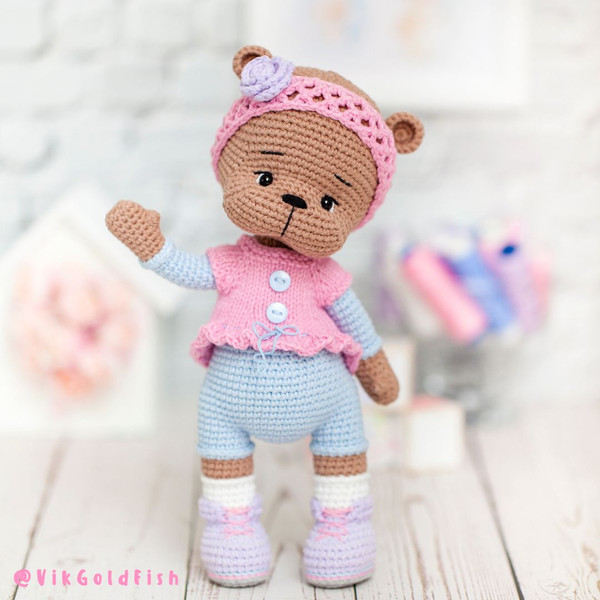 Crochet bear pattern