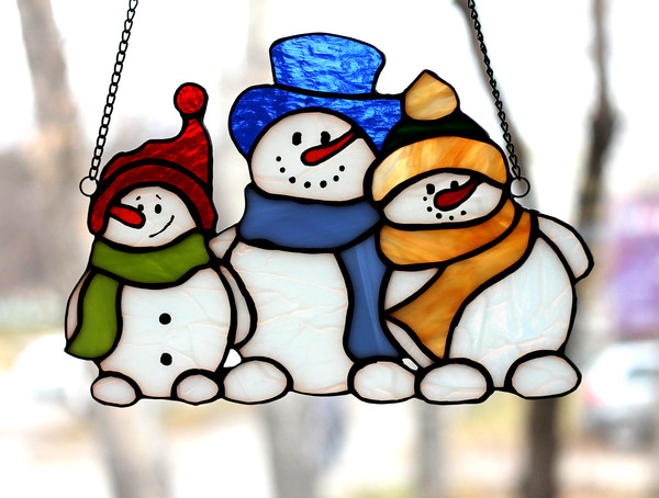 Christmas Ornaments 3 Stained Glass Patterns PDF 