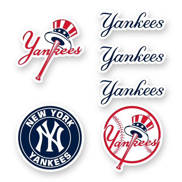 Official New York Yankees Sticker Team Logo