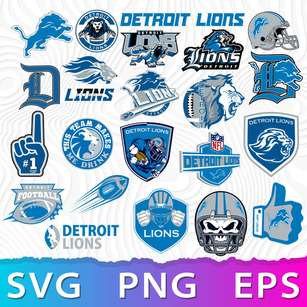 Detroit Lions Logo SVG, NFL Lions Logo, Detroit Lions PNG, D - Inspire  Uplift