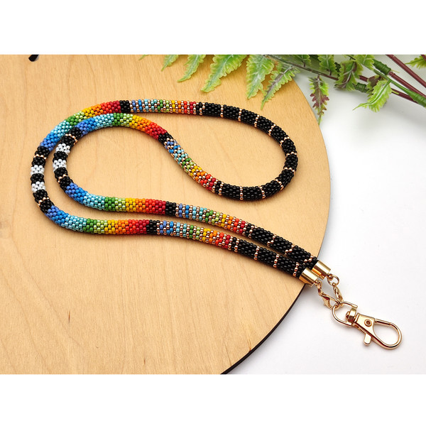 Beaded teacher lanyards